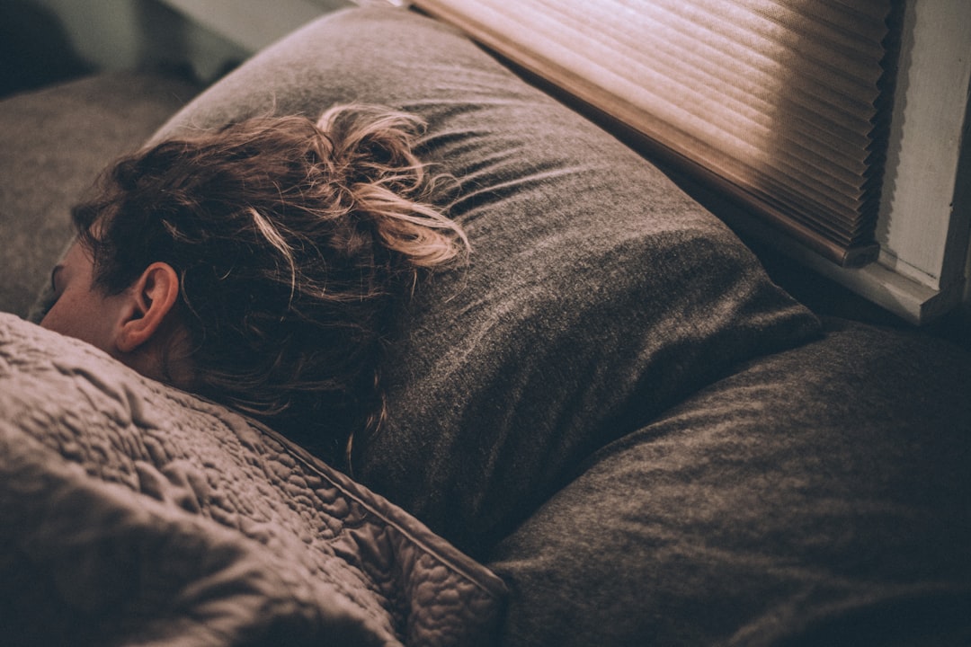 Sleeping soundly on a supportive memory foam pillow
