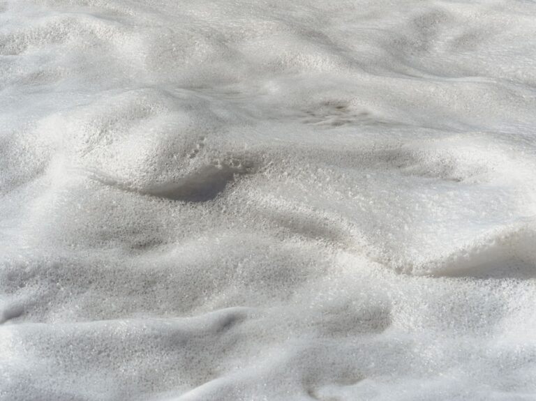 Foam material closeup, what pillows are made of