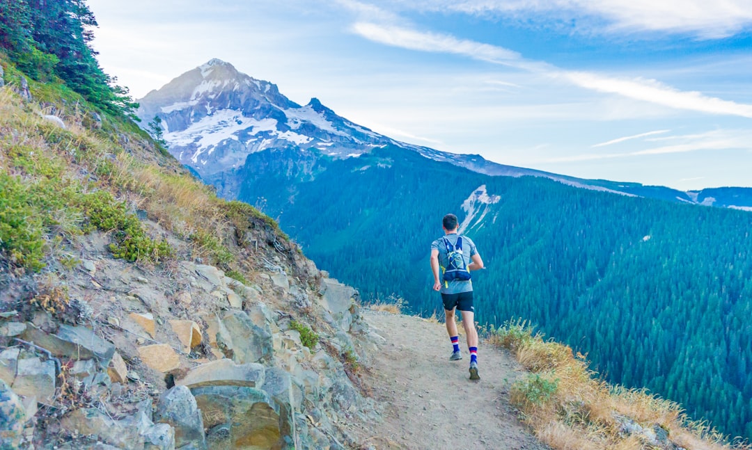 Runner outdoors, illustrating hip pain from activity