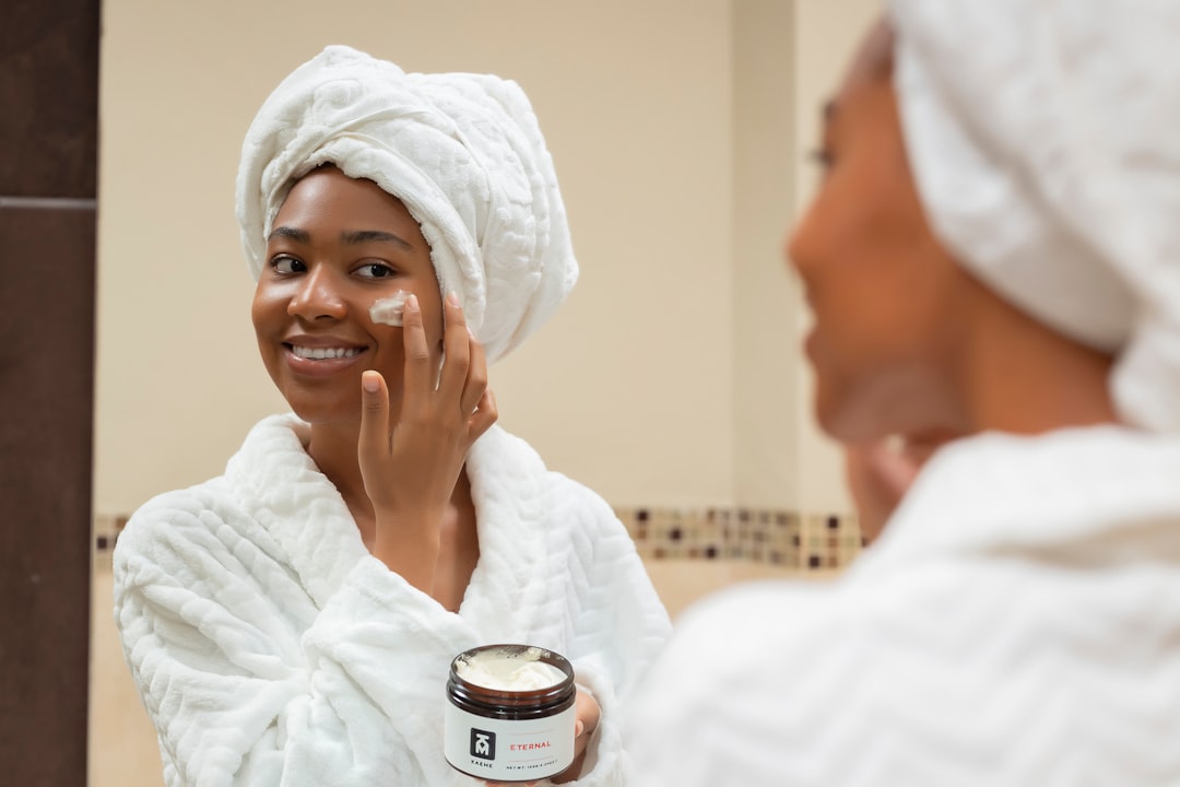 Applying topical pain relief cream