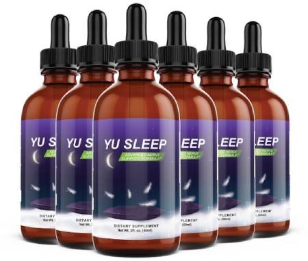 YU SLEEP liquid sleep supplement dropper bottle